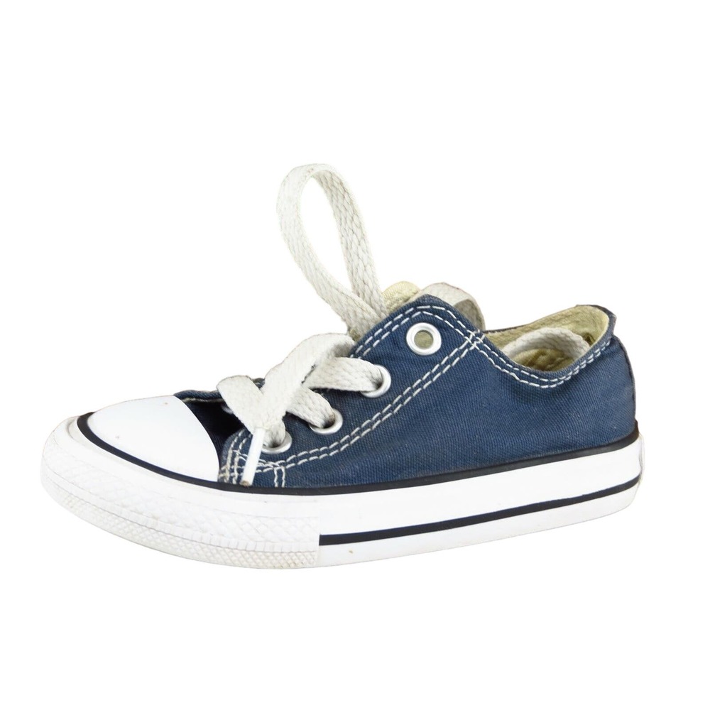 Converse All Star Toddler Unisex 6 Medium Blue Low‎ Top Fabric